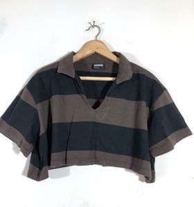 Black&Brown Crop T-Shirt(Women’s)