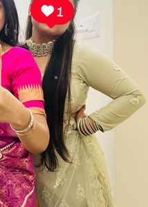 Lehnga Choli Pista Color