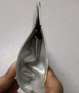 Silver Shine Clutch For Party