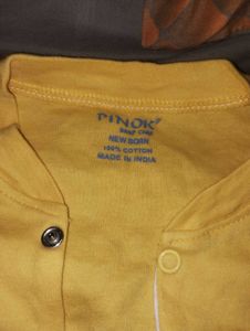 Cute Yellow Baby Romper