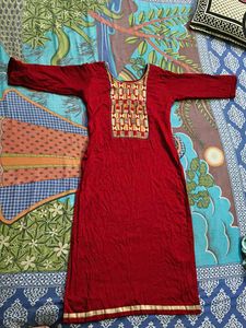 Red Kurta
