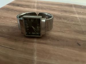Silver Cuff Bracelet Watch
