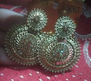 Golden Drop Earrings