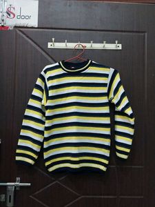 Striped Knit Sweater