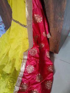 Elegant full Gown with duppatta