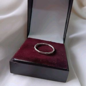 Pure Silver Plain Ring