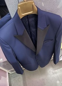 Blue Tuxedo Blazer