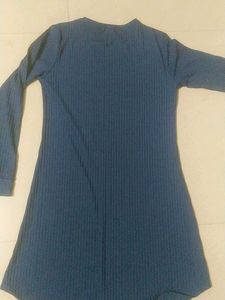 Blue Graphic Print Dress No One Will Give You 🥳🥳