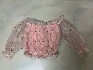 Pink Crop Top