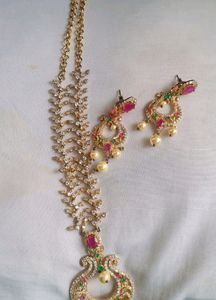 Premium Quality AD Necklace Set