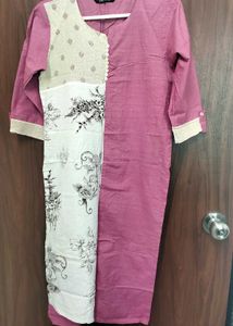 Onion Peel Colour Elegant Kurtha