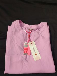 Street One V-Split Neck Viscose Blouse, Pink