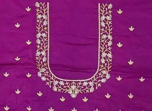 Embroidered blouse Material