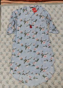 💙 Floral Long Kurta 💙