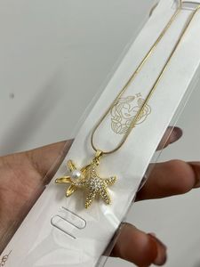 Starfish Pearl Pendant Necklace
