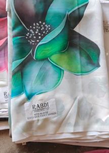 Original Rabadi Digital Print Elegant Floral Saree