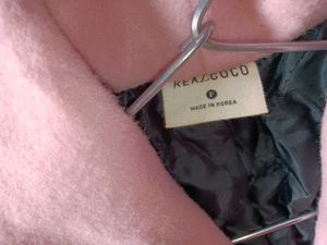 Chic Pink Oversized Coat
