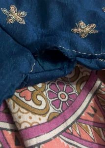 saree with redy blouse