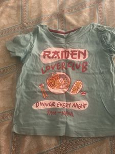 Combo of 6 t shirt for girls