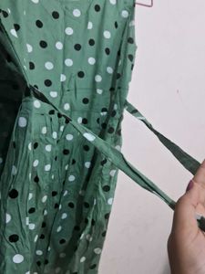 Green Polka Dot Dress