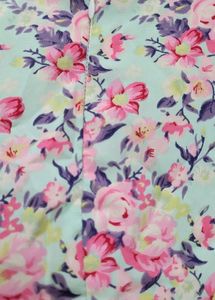 Floral High-Low Top