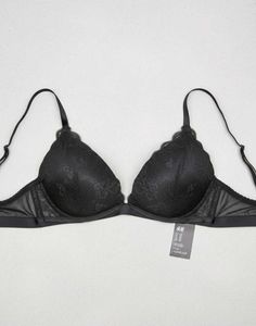 Elegant Black Lace Bra