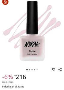 Combo Of Nykaa Matte Nail Lacquer