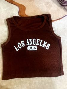 Hurry up! 🥳Maroon LA Crop Top