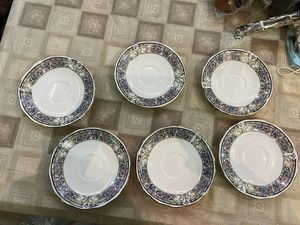 Set of Six Saucers