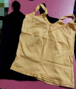 Basic Black Tank Top. Inner Wear