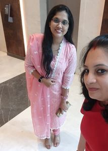 Baby Pink Suit With Dupatta