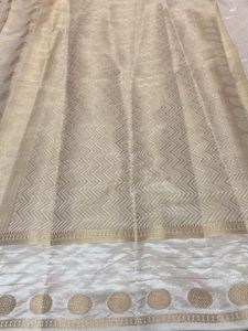 Off White Kerala Style Saree For Grabs