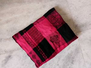New Pink &amp; Black Checkered Stole
