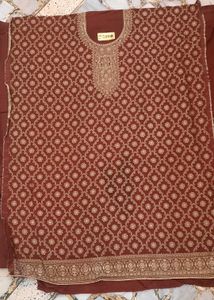 PURE BANARSI SUIT SET DUPATTA