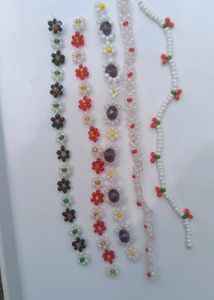 beaded necklace and bracelet