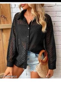 Mesh Black Shirt