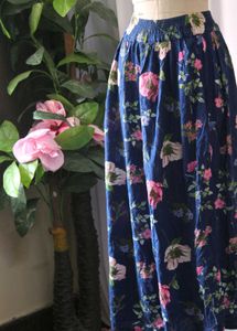 Floral Print Skirt