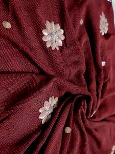 Beautiful Burgundy Saree.