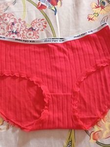 Red Ribbed Briefs