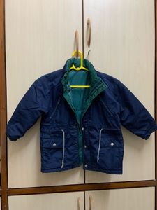 Kids Blue Jacket and gloves combo