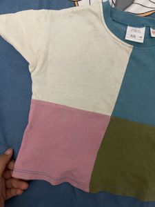 Zara Colorblock Tee