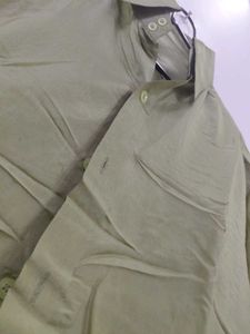 Olive green Silk shirt