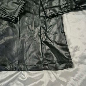 Faux Leather Jacket|Coat|goth|korean