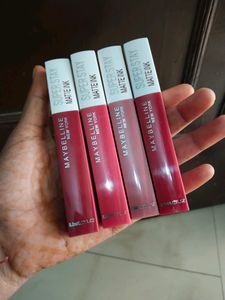 Diwali Dhamaka Sale 🎉 Lowest Price (Offer For Today Only )Combo Of 4 Maybelline Liquid Lipstick