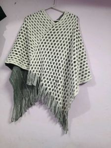 Stylish Fringe Poncho