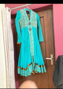 Anarkali Frock With Pant And Dupatta