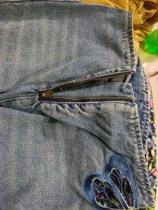 Butterfly Cutout Y2K Jeans