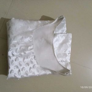 Elegant White Kurti