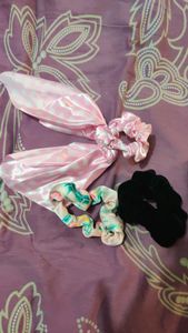 scrunchies + headband combo