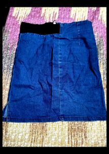 Denim Mini Skirt